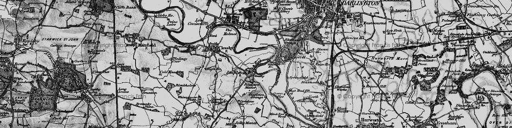 Old map of Stapleton in 1897