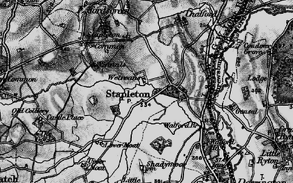 Old map of Stapleton in 1899