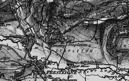 Old map of Boultibrooke in 1899