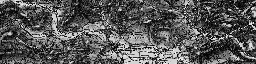 Old map of Boultibrooke in 1899