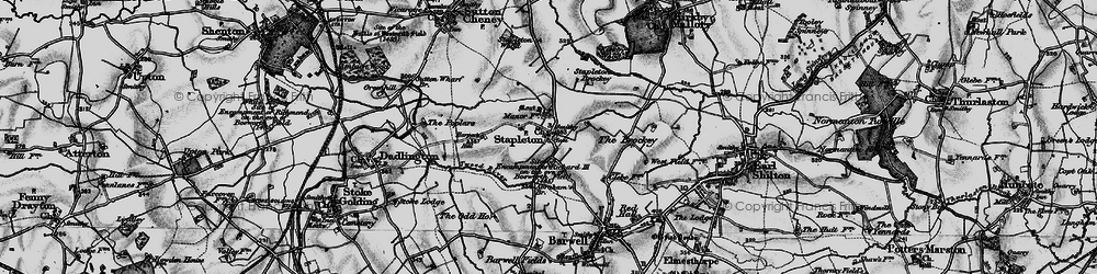 Old map of Abraham's Br in 1899