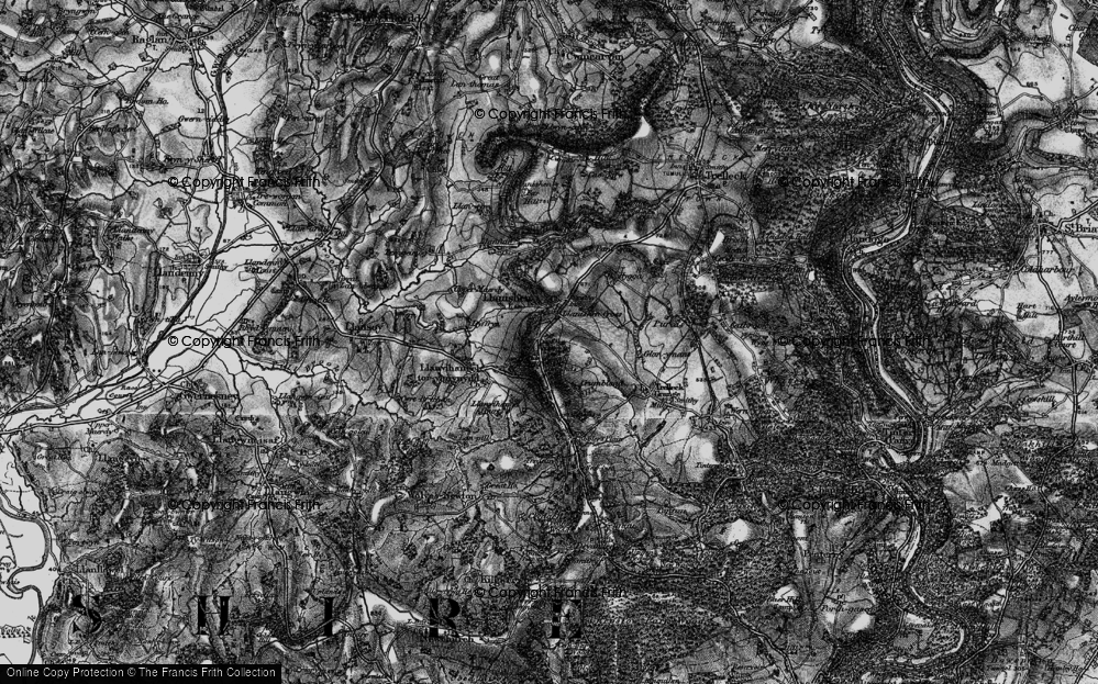 Old Map of Star Hill, 1897 in 1897