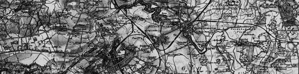 Old map of Bilton Dene in 1898