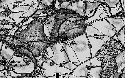 Old map of Stareton in 1898
