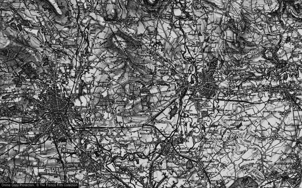 Old Map of Starling, 1896 in 1896