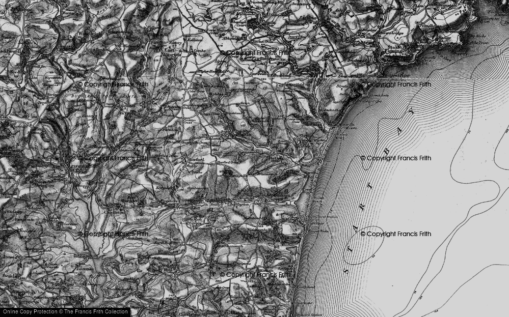 Old Map of Start, 1897 in 1897