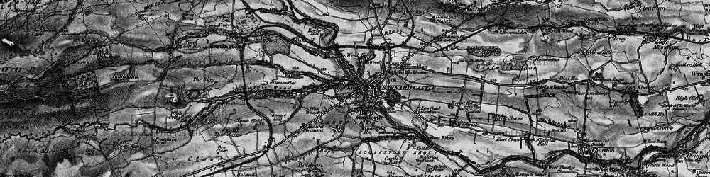 Old map of Startforth in 1897