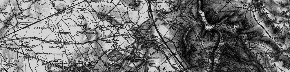 Old map of Startop's End in 1896