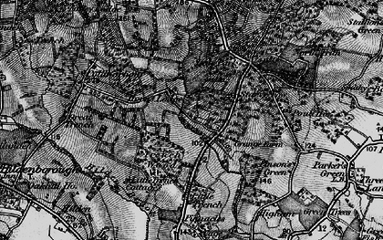 Old map of Yews, The in 1895