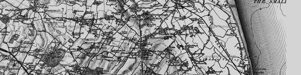 Old map of Statenborough in 1895