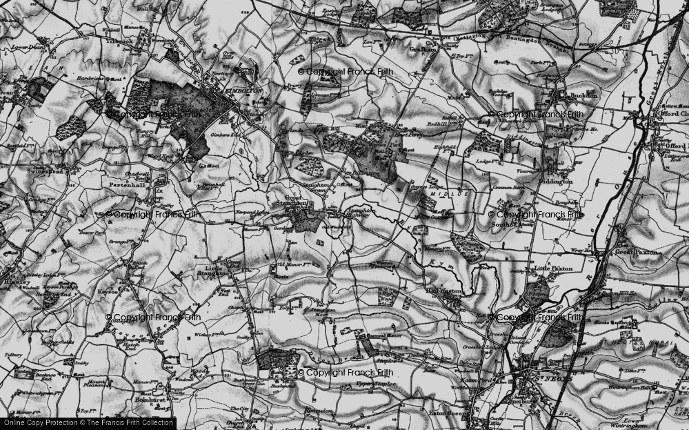 Old Map of Staughton Highway, 1898 in 1898