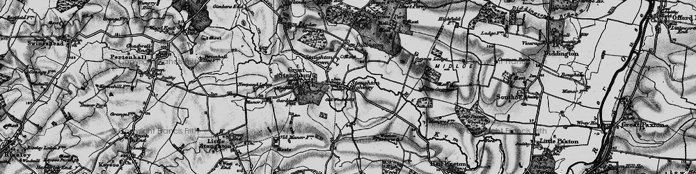 Old map of Staughton Highway in 1898