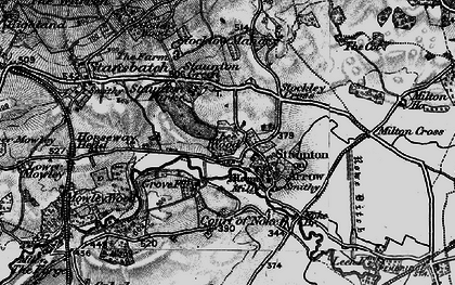 Old map of Staunton on Arrow in 1899