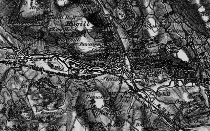 Old map of Brunt Knott in 1897