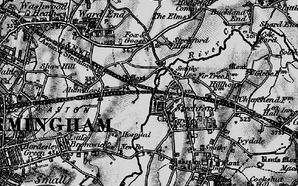 Old map of Stechford in 1899