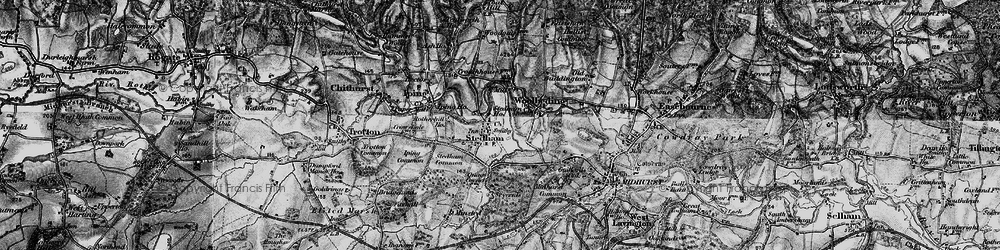 Old map of Stedham in 1895