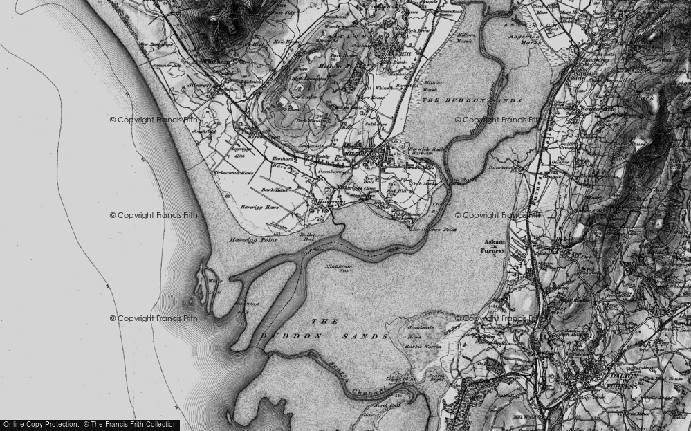 Old Map of Steel Green, 1897 in 1897