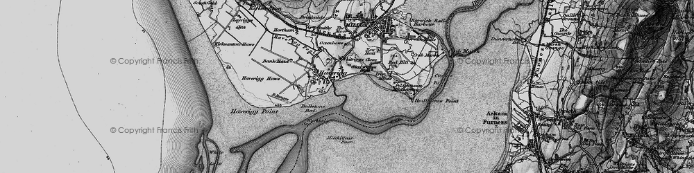 Old map of Steel Green in 1897