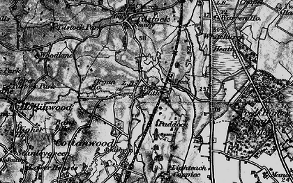 Old map of Lighteach Coppice in 1897