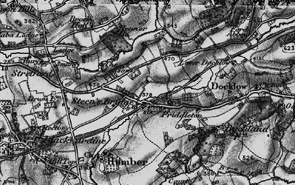 Old map of Steen's Bridge in 1899