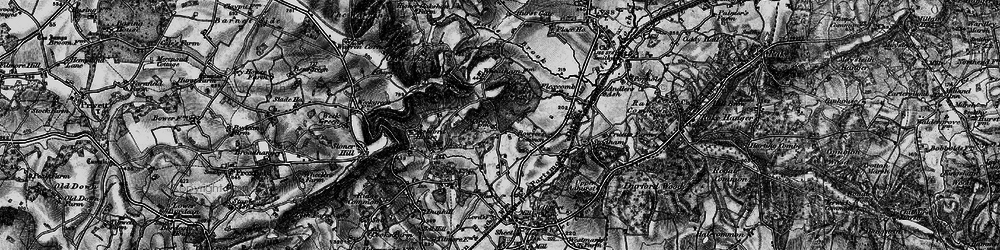 Old map of Steep Marsh in 1895