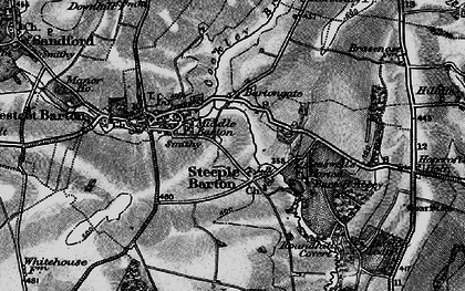 Old map of Bartongate in 1896