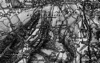 Old map of Steeraway in 1899