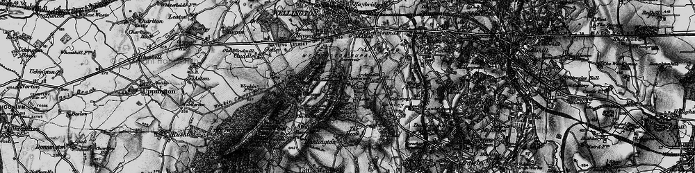 Old map of Steeraway in 1899