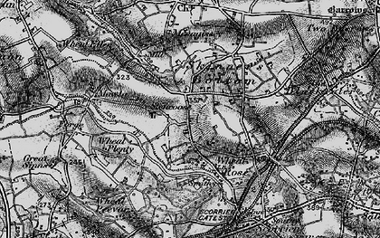 Old map of Stencoose in 1895