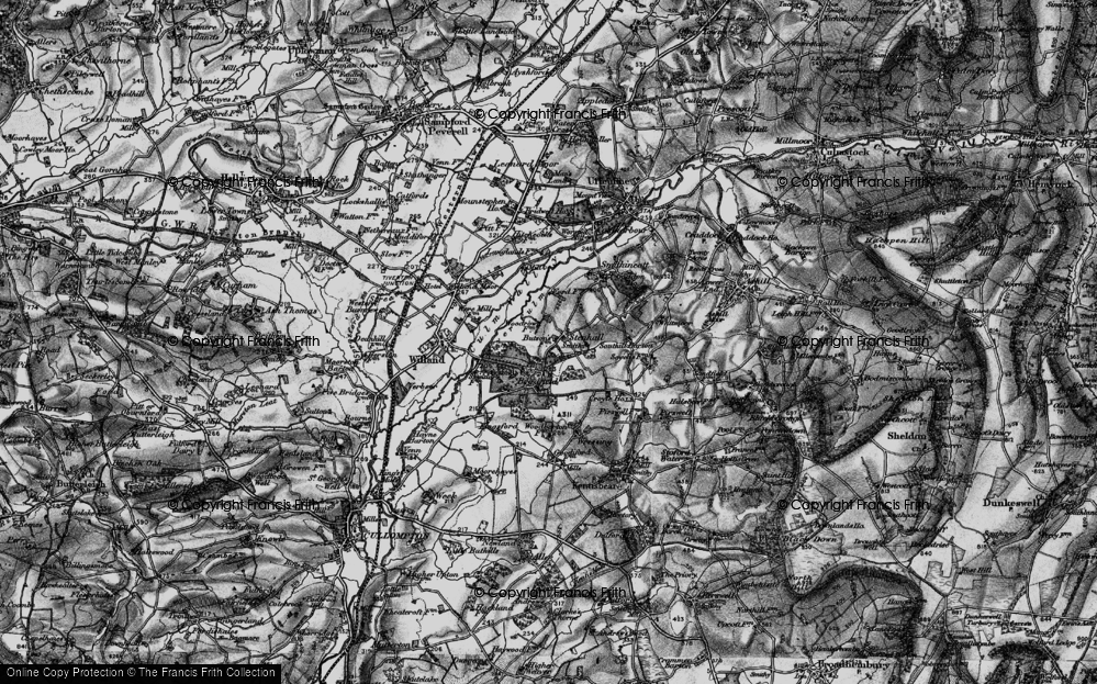 Old Map of Stenhill, 1898 in 1898