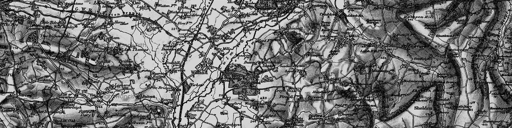 Old map of Stenhill in 1898