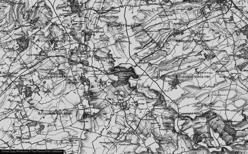 Old Map of Stenigot, 1899 in 1899