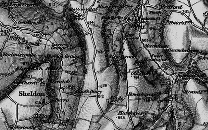 Old map of Stentwood in 1898