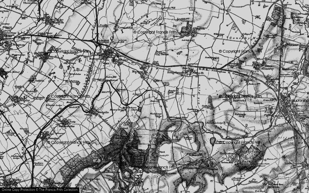 Old Map of Stenwith, 1899 in 1899