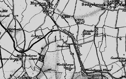 Old map of Stenwith in 1899