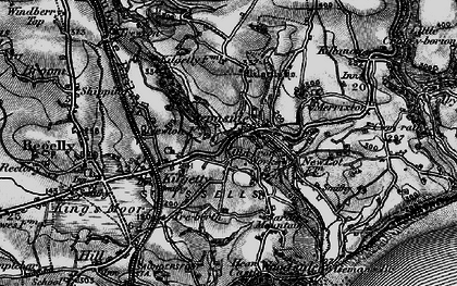 Old map of Stepaside in 1898