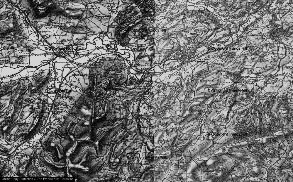 Old Map of Stepaside, 1899 in 1899