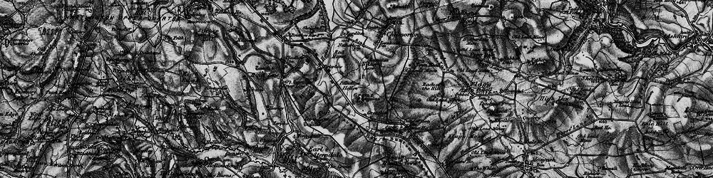 Old map of Sterndale Moor in 1896