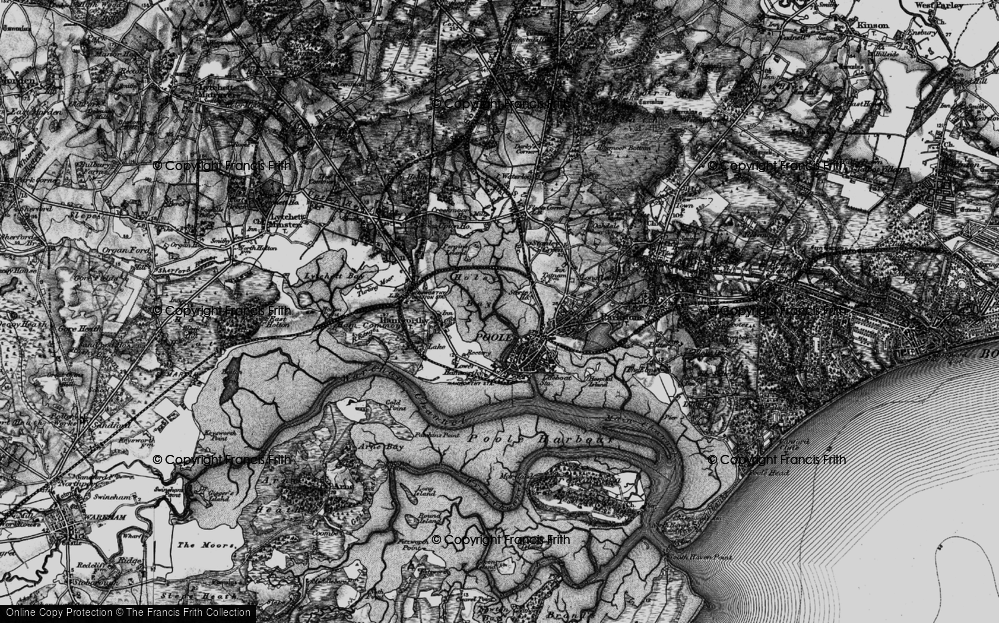 Old Map of Sterte, 1895 in 1895