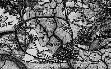 Old map of Sterte in 1895