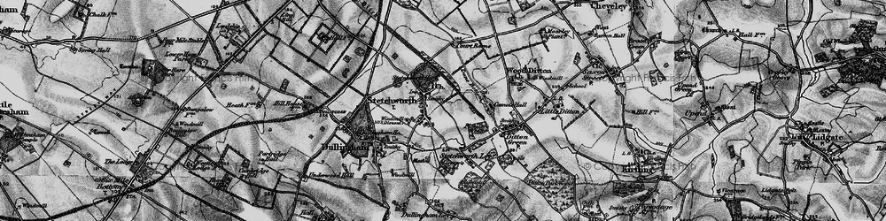Old map of Stetchworth in 1898