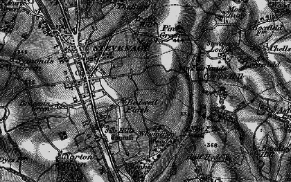 Old map of Stevenage in 1896