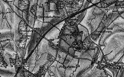 Old map of Steventon in 1895
