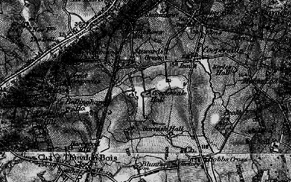 Old map of Steward's Green in 1896