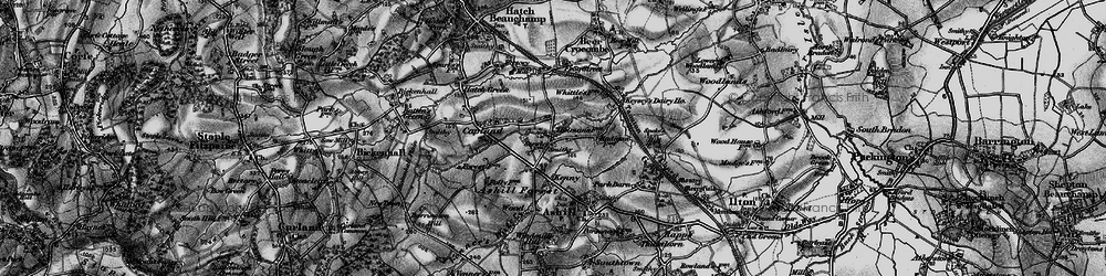 Old map of Stewley in 1898