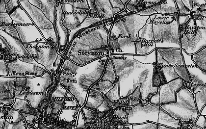 Old map of Steynton in 1898