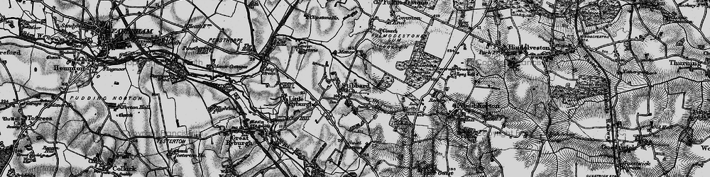 Old map of Stibbard in 1898