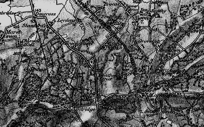 Old map of Stick Hill in 1895