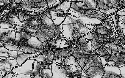Old map of Sticker in 1895