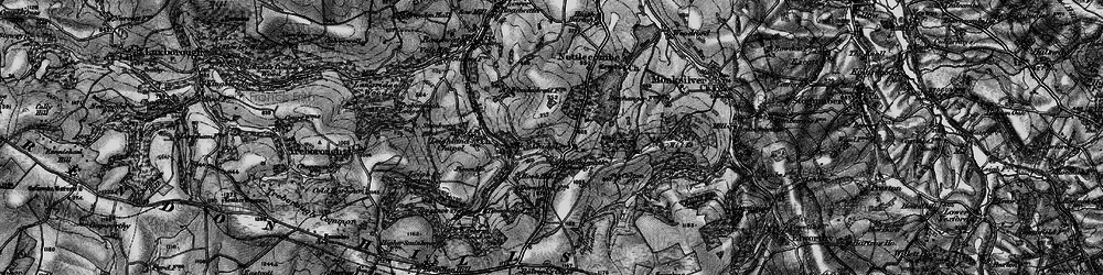 Old map of Sticklepath in 1898